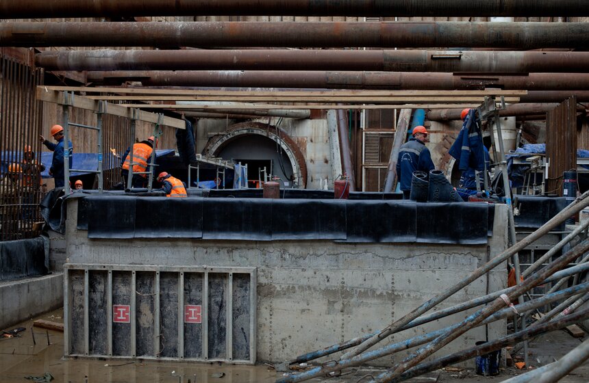 Как строятся станции метро "Ломоносовский проспект" и "Раменки" 25 фото