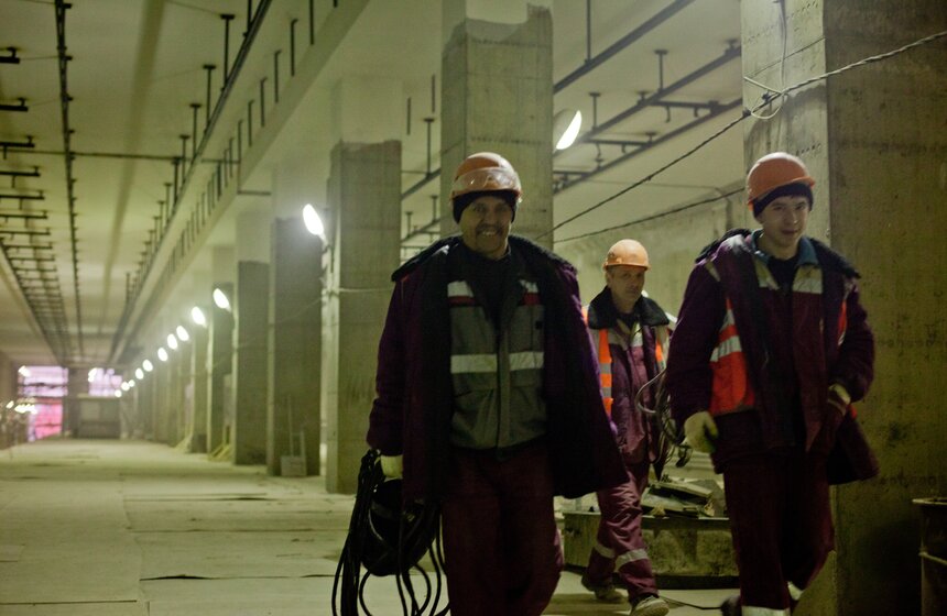 Как строятся станции метро "Ломоносовский проспект" и "Раменки" 15 фото