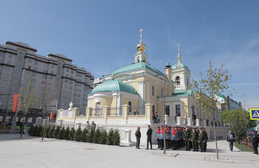 В Москве освятили воссозданный храм Преображения Господня 1 фото