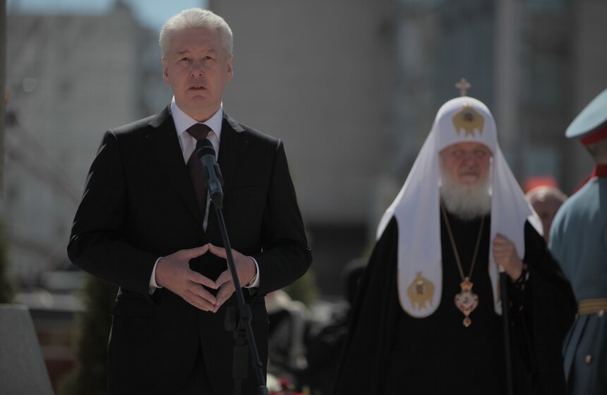 В Москве освятили воссозданный храм Преображения Господня 22 фото