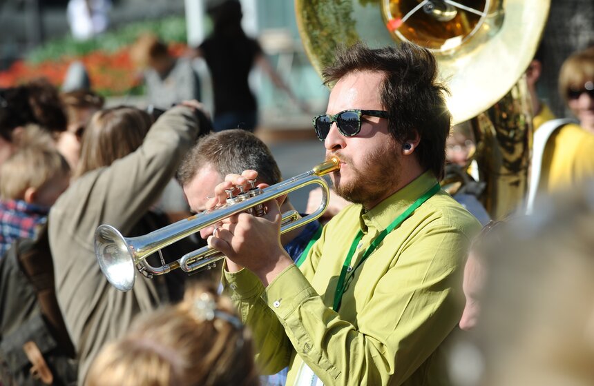 "Фестиваль шагающих оркестров" в МУЗЕОНЕ 22 фото
