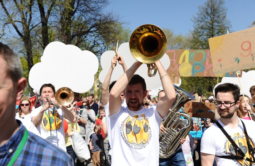 "Фестиваль шагающих оркестров" в МУЗЕОНЕ 9 фото