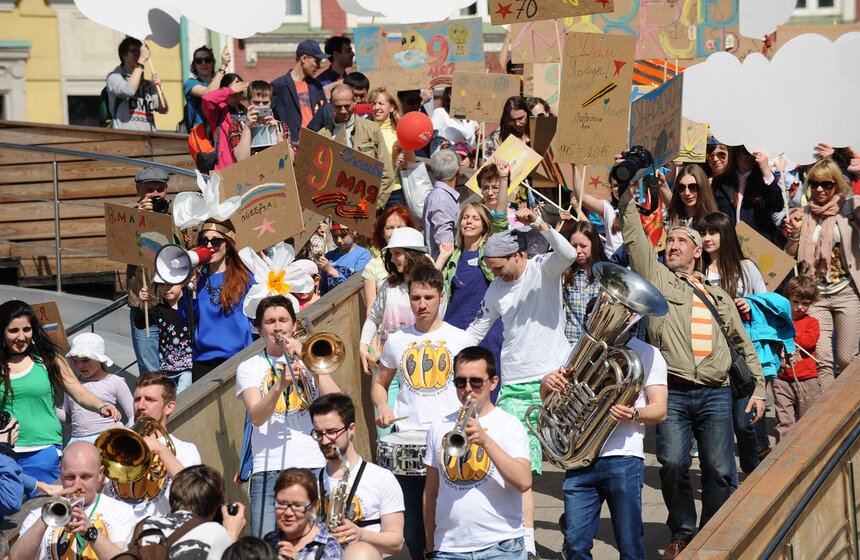 "Фестиваль шагающих оркестров" в МУЗЕОНЕ 5 фото