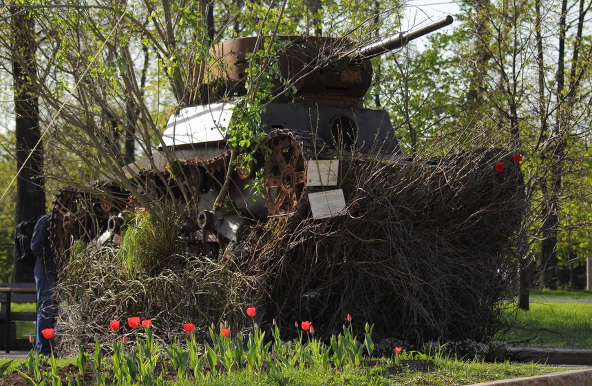 Конное шоу в парке Победы 17 фото