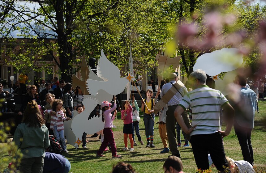 "Фестиваль шагающих оркестров" в МУЗЕОНЕ 12 фото