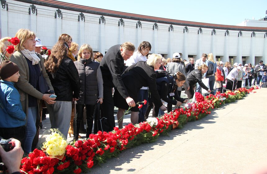 На Поклонной горе прошел парад кадетов Москвы и Минска 26 фото
