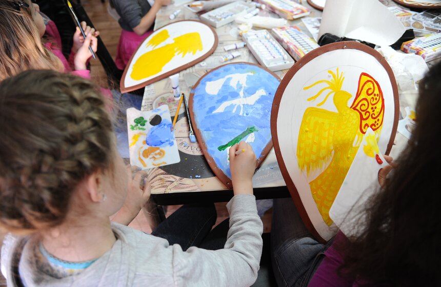 На Арбате прошел парад в честь Георгия Победоносца 11 фото