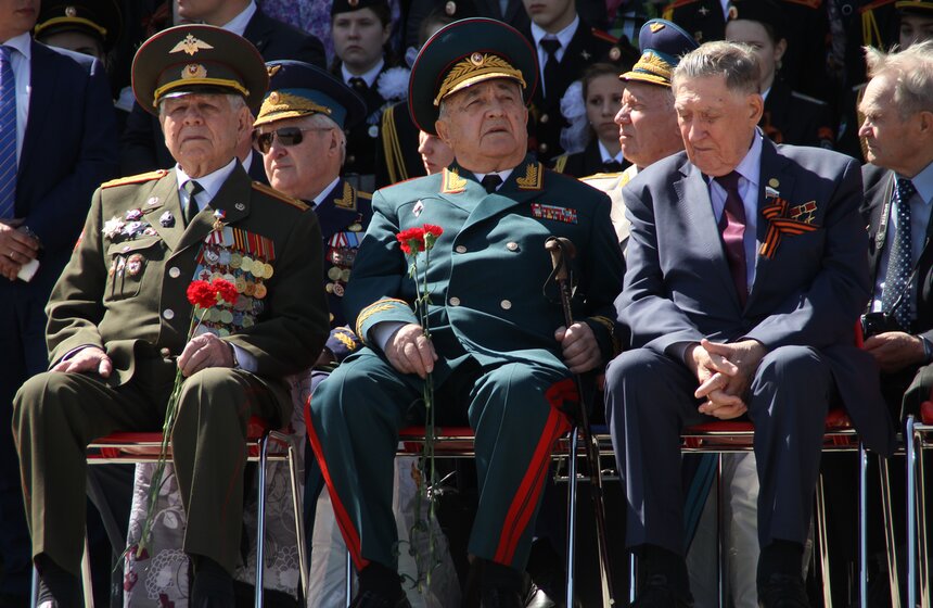 На Поклонной горе прошел парад кадетов Москвы и Минска 10 фото