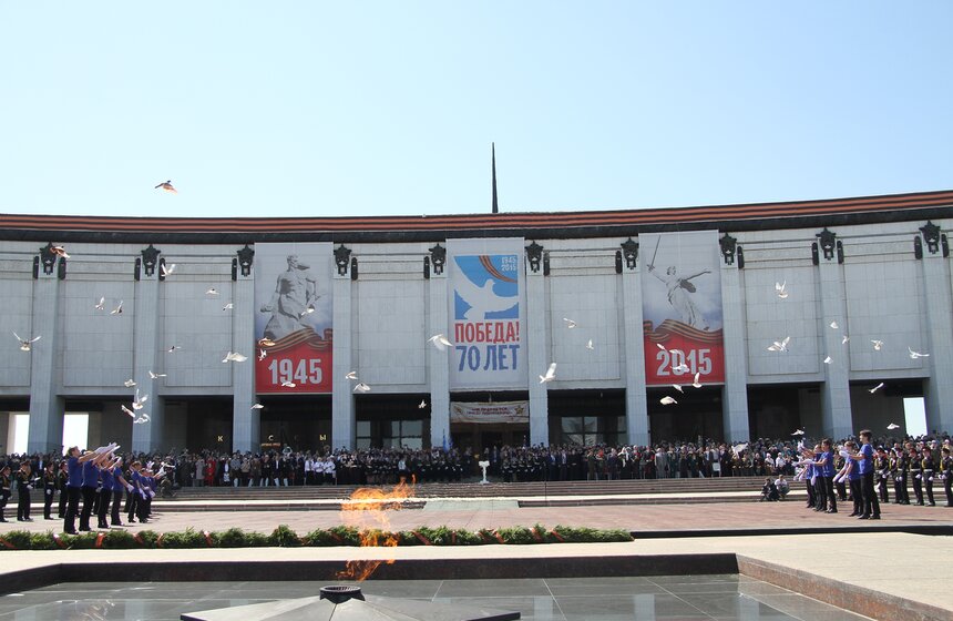 На Поклонной горе прошел парад кадетов Москвы и Минска 23 фото