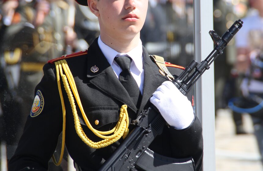 На Поклонной горе прошел парад кадетов Москвы и Минска 3 фото