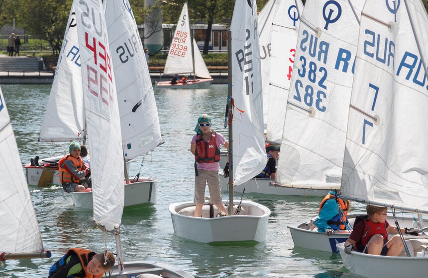 На Останкинском пруду прошла детская парусная регата 21 фото