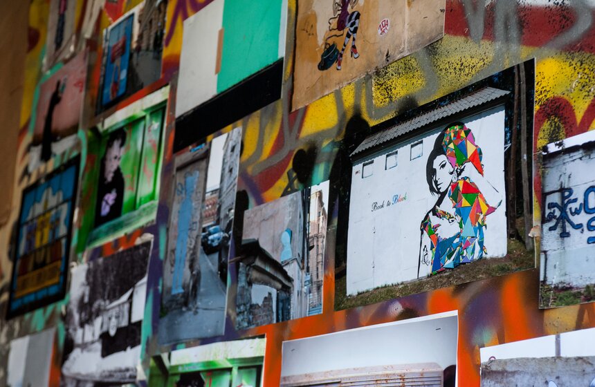 У Курского вокзала открылся стрит-арт фестиваль "Голос Улиц" 15 фото