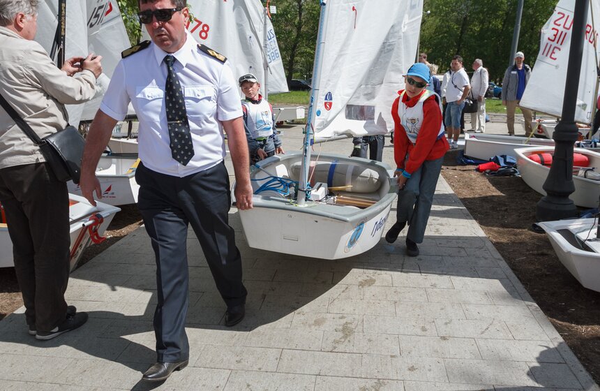 На Останкинском пруду прошла детская парусная регата 8 фото