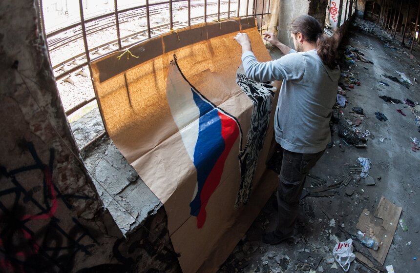 У Курского вокзала открылся стрит-арт фестиваль "Голос Улиц" 9 фото