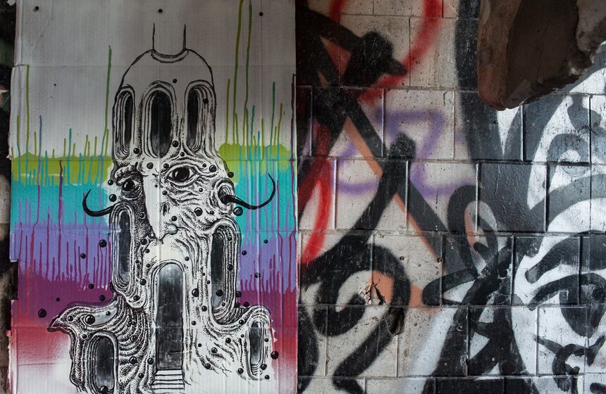 У Курского вокзала открылся стрит-арт фестиваль "Голос Улиц" 2 фото