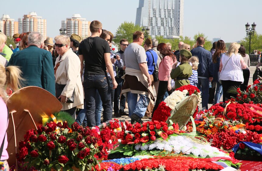 На Поклонной горе прошли праздничные гуляния 19 фото