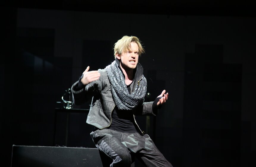 Александр Петров сыграл Гамлета в программе "Театр. Избранное" 12 фото