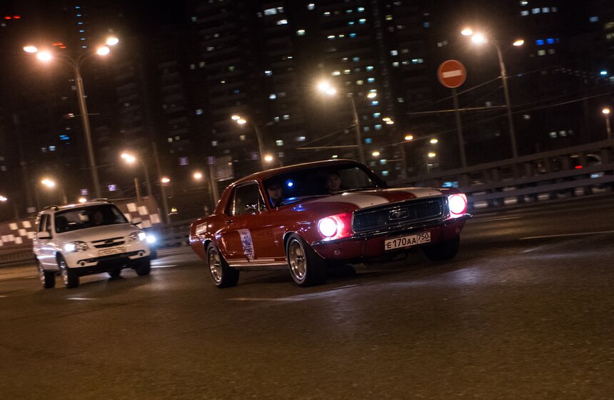 Ночное ралли "Огни Москвы" 13 фото