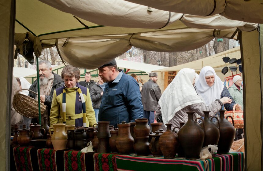 Московские старообрядцы провели ярмарку в Рогожской слободе 46 фото