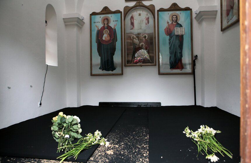 Мэр принял участие в церемонии перезахоронения князя Романова 28 фото