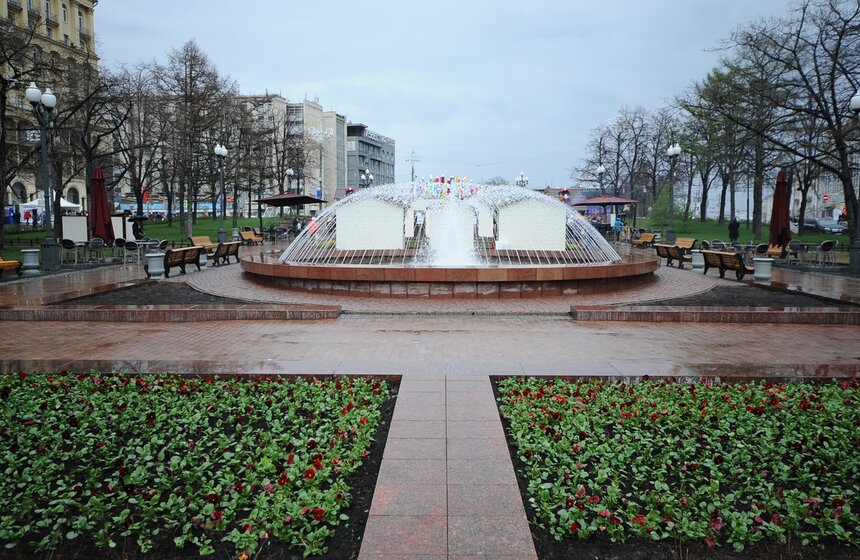 В столице заработали фонтаны 11 фото