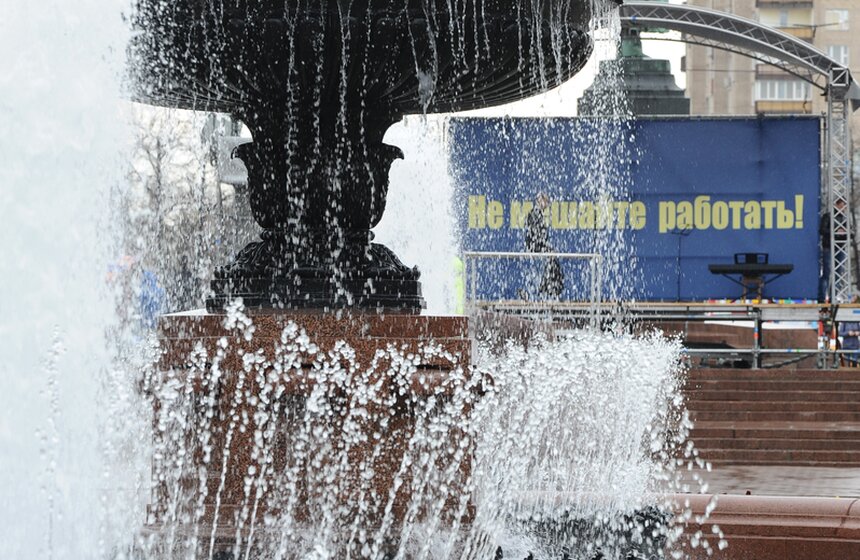 В столице заработали фонтаны 15 фото