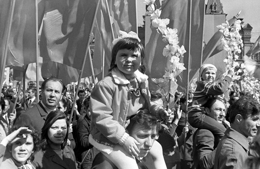 Празднование 1 Мая в Москве, 1972 год. Фото: ТАСС/ Василий Егоров