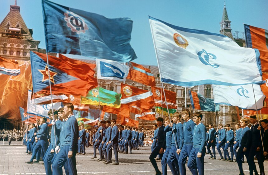 Первомайская демонстрация, 1968 год