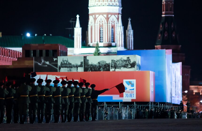 В Москве прошла первая репетиция парада Победы 11 фото