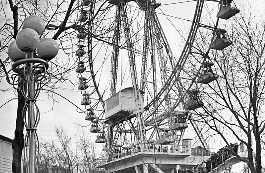 Колесо обозрения, 1958 год. Фото: ТАСС