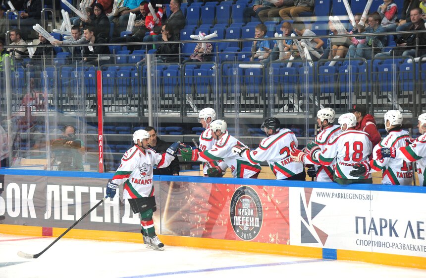 Состоялся финал хоккейного "Кубка легенд" 11 фото