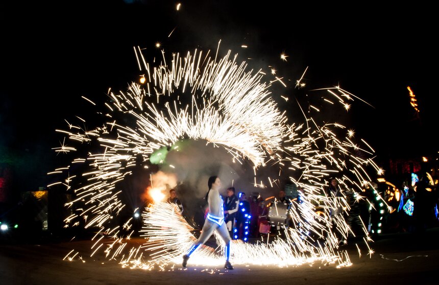 В столице прошел "Вселенский карнавал огня" 9 фото