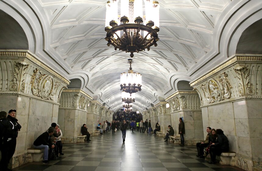 Станция метро Проспект Мира. Фото: m24.ru/ Евгения Смолянская