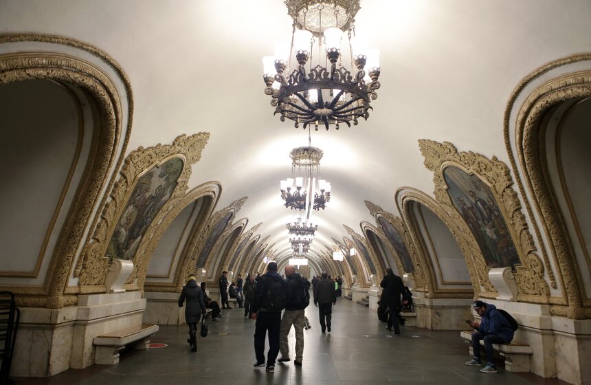 Станция метро Киевская. Фото: m24.ru/ Евгения Смолянская
