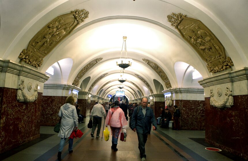 Станция метро Краснопресненская. Фото: m24.ru/ Евгения Смолянская