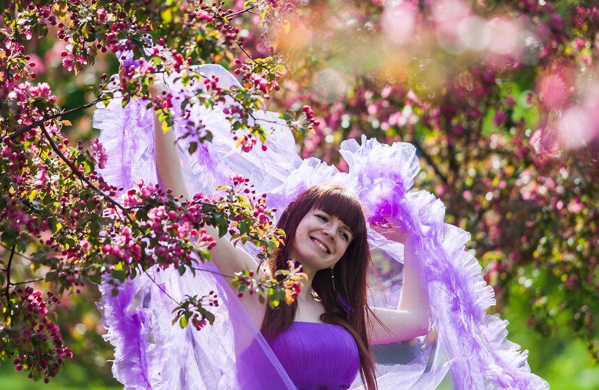 В "Коломенском" зацвели яблоневые сады 2 фото