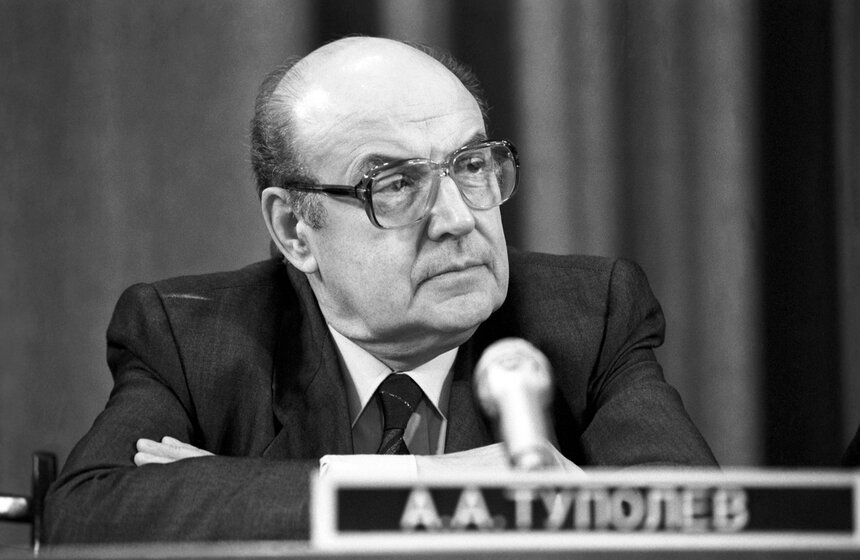 Москва. Авиаконструктор Андрей Туполев.ТАСС/ Владимир ЯцинаФото