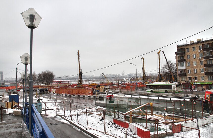 Сергей Собянин посетил строительство эстакады на Волоколамке 1 фото