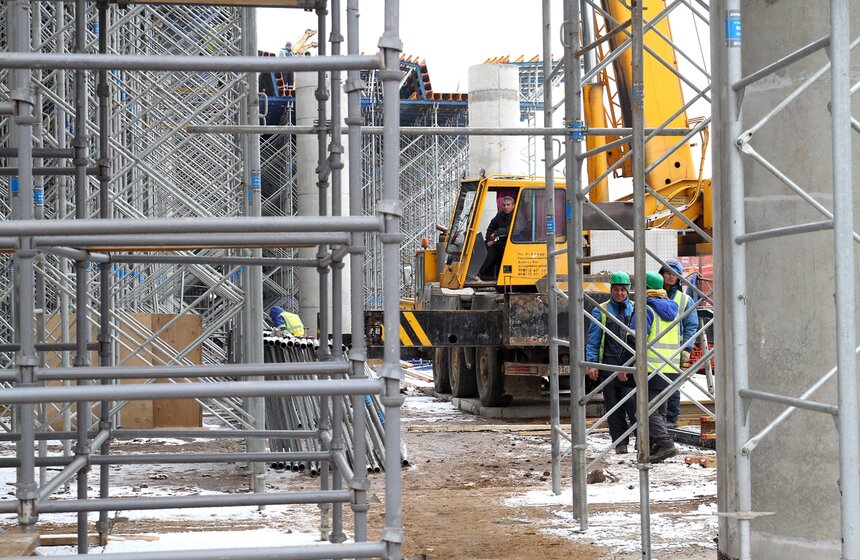 Сергей Собянин посетил строительство эстакады на Волоколамке 4 фото