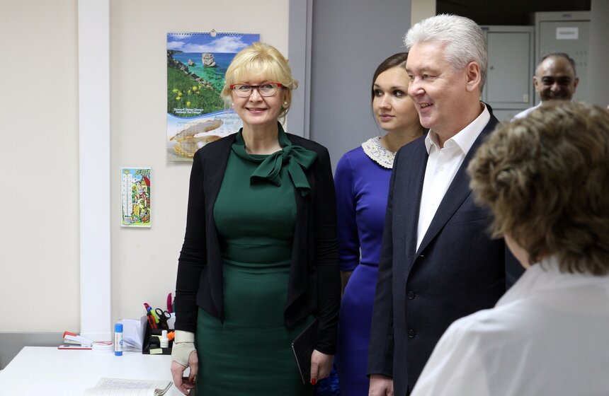 Мэр встретился с участниками проекта "Московская поликлиника" 15 фото