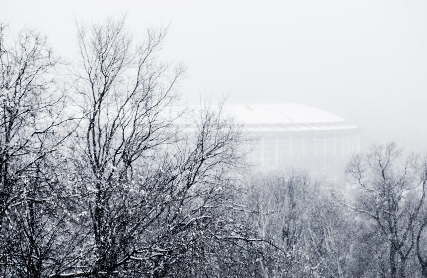 Природные сюрпризы: в апреле в столицу вернулась зима 12 фото