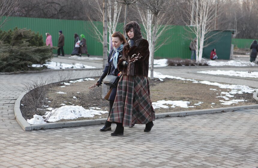 Православные в столице отмечают Вербное воскресенье 1 фото