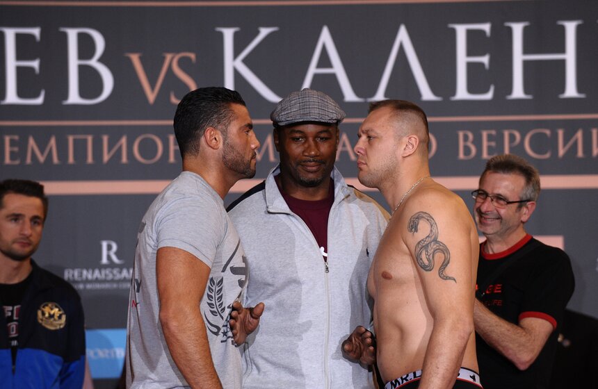 В Лужниках перед боем взвесили боксеров Лебедева и Каленга 8 фото