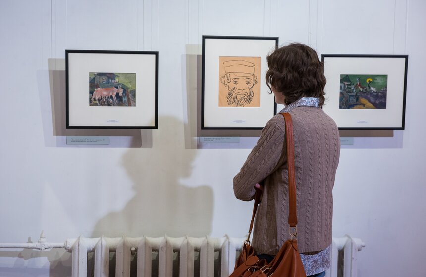 В столице открылась выставка "Неизвестный известный Альтман" 13 фото