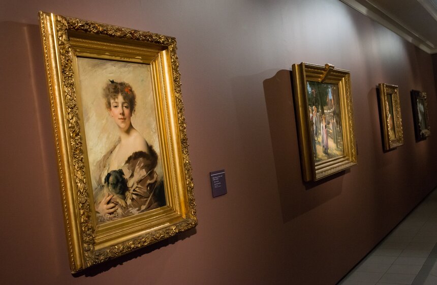 В ГМИИ имени Пушкина открылась выставка художника Михая Мункачи 12 фото