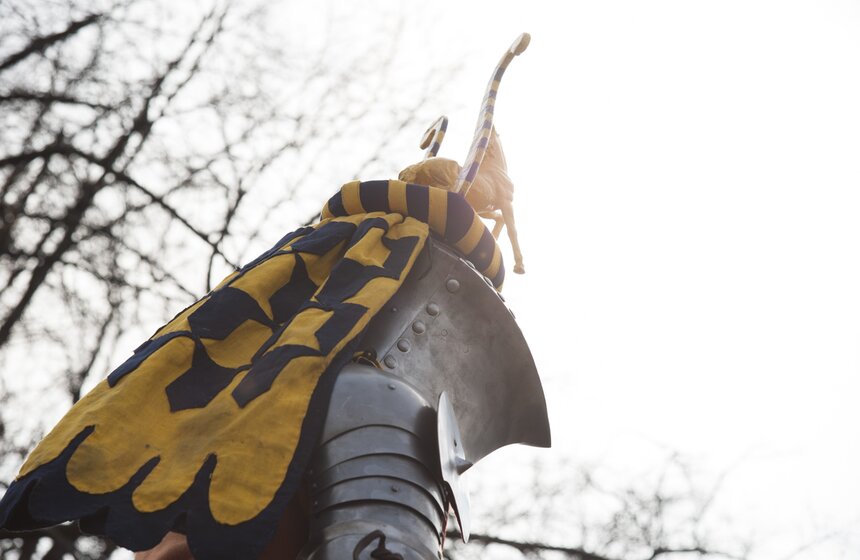 Шествие конных рыцарей на ВДНХ 21 фото