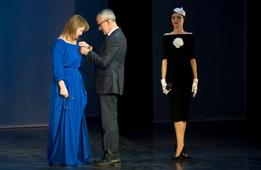 В Театре имени Вахтангова вручили премию "Человек театра" 10 фото