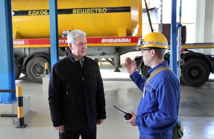 Сергей Собянин открыл завод по производству гипохлорита натрия 17 фото