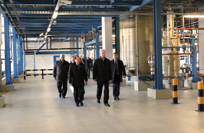 Сергей Собянин открыл завод по производству гипохлорита натрия 16 фото