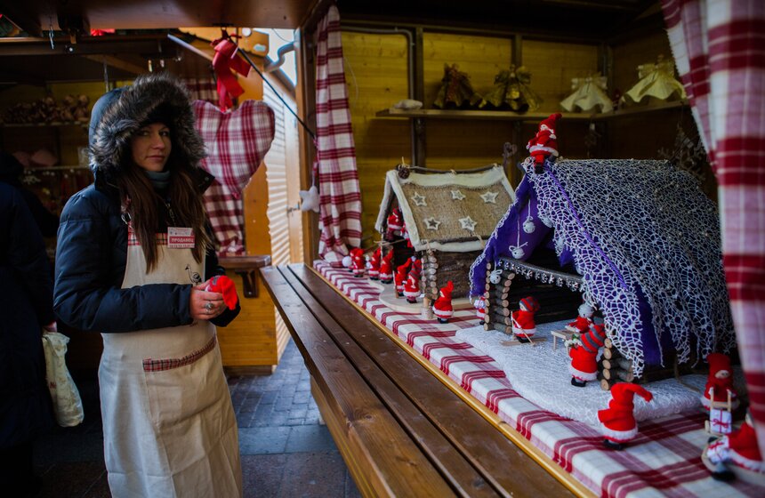 На Манежной площади открылась Страсбургская ярмарка 12 фото